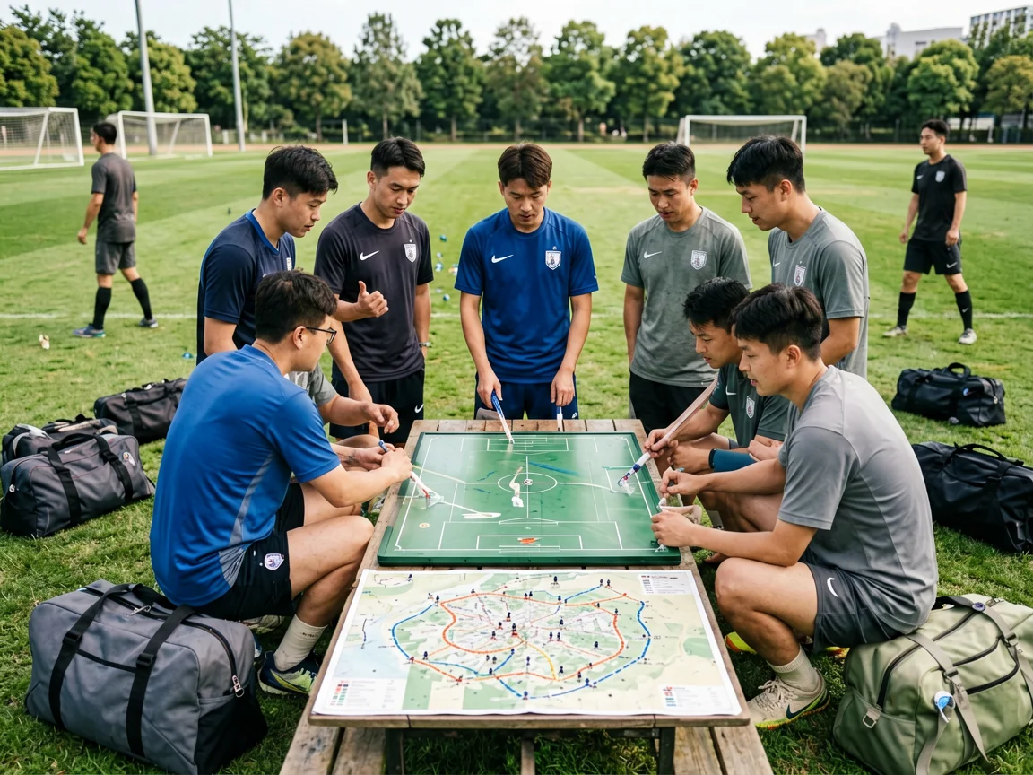 足球赛前训练,迈尼昂2026世界杯
